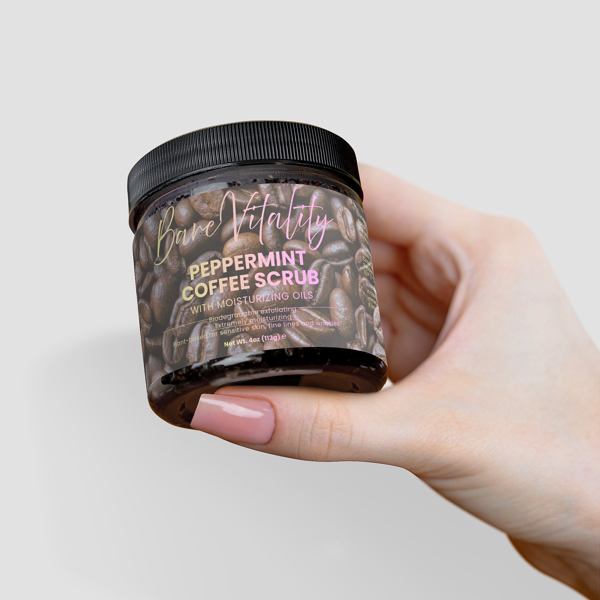 Peppermint Coffee Scrub