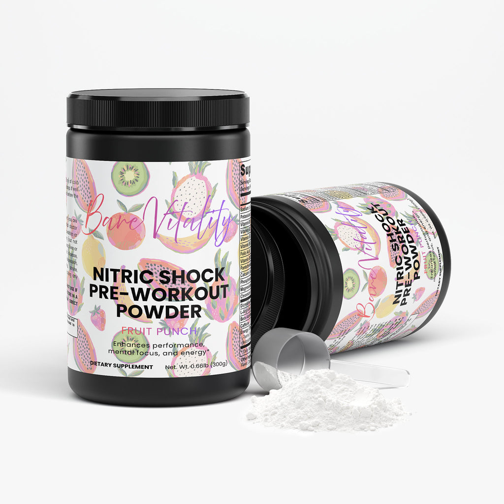 Nitric Shock Pre-Workout Powder (Fruit Punch)