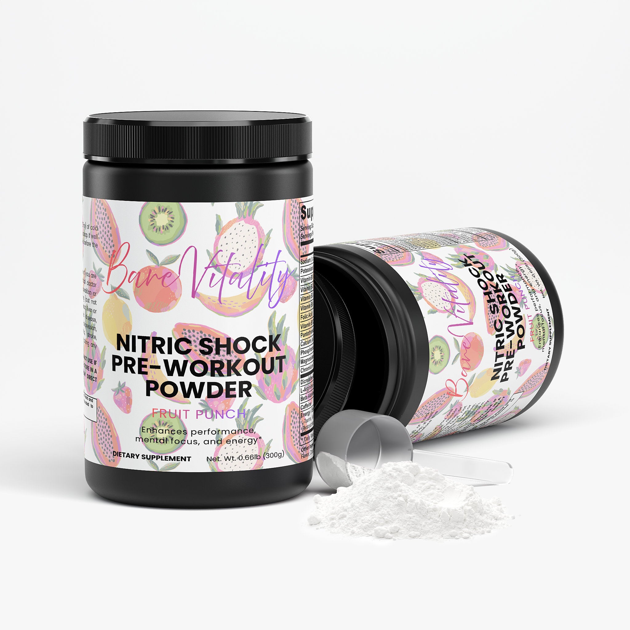 Nitric Shock Pre-Workout Powder (Fruit Punch)