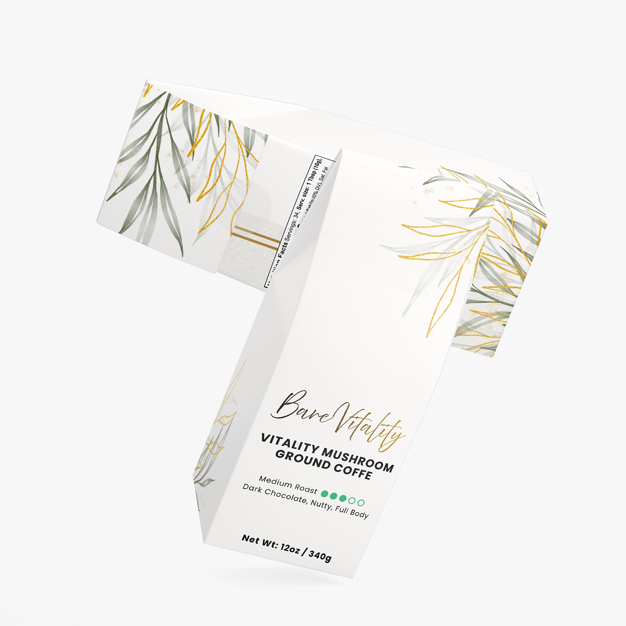 Vitality Mushroom Coffee (Medium Roast)